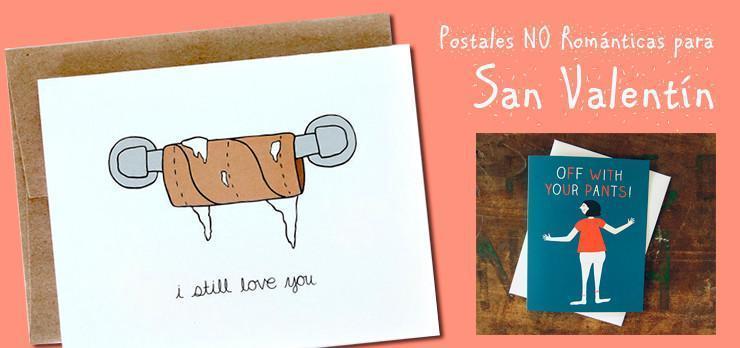 31 postales NO románticas para San Valentín