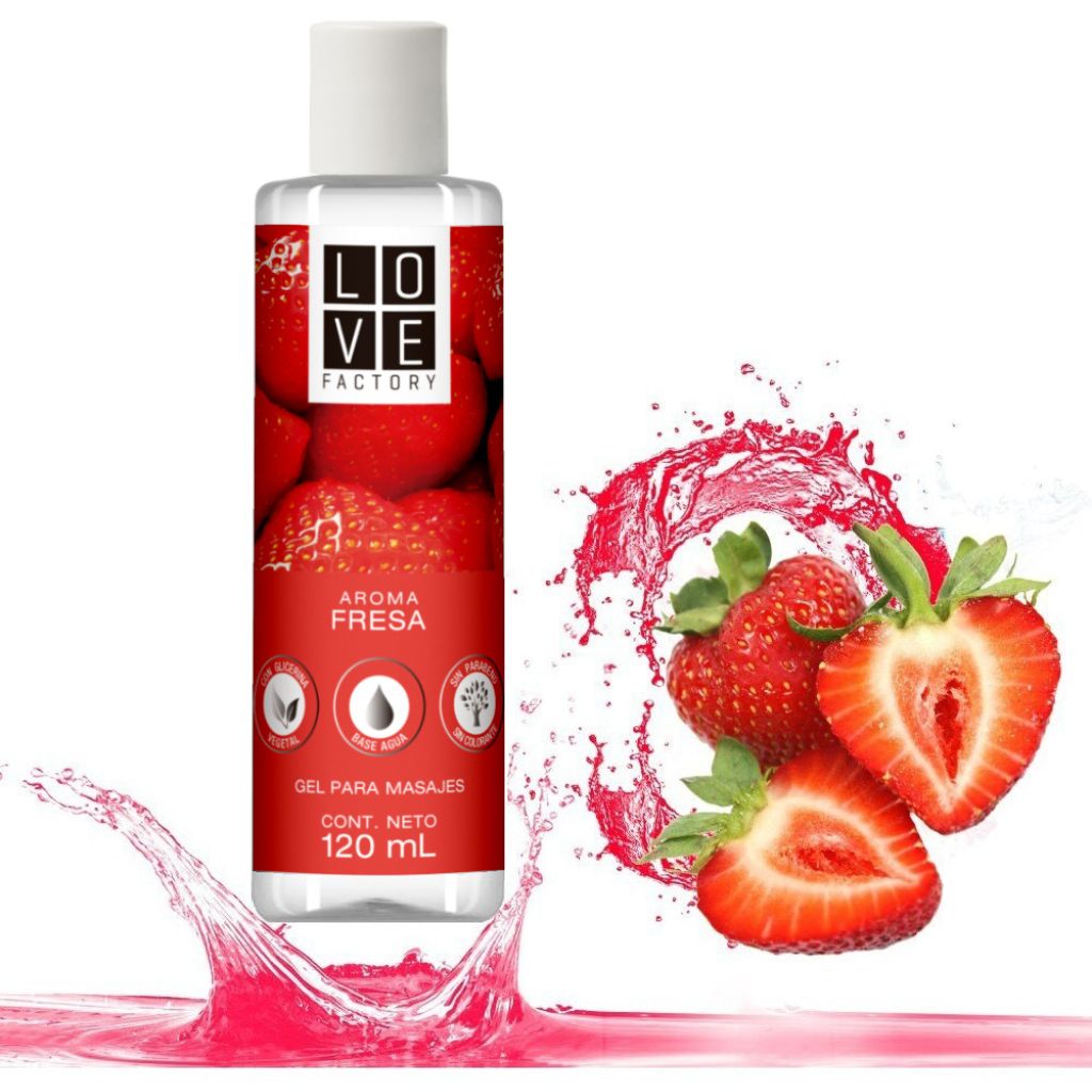 Gel Love Factory de sabores 30 mL Lubricante Base Agua Love Factory 1